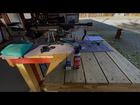 Видео: CCI SV Hornady One Shot против несмазанных 50 патронов