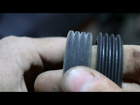 Видео: Kia Rio. A5D. ЗАМЕНА РЕМНЕЙ агрегатов