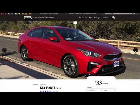 Видео: #2. TURO Личный опыт. Обзор сервиса по аренде авто в США 2019. TURO review.