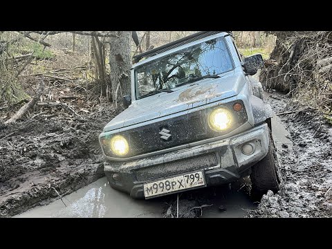 Видео: SUZUKI JIMNY поспорил с Буханкой, НИВАми и УАЗами, кто круче на БОЛОТЕ на тяжёлом бездорожье