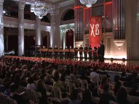 Видео: Праздничный хор Валаамского монастыря, Пасхальный концерт 2012 г.