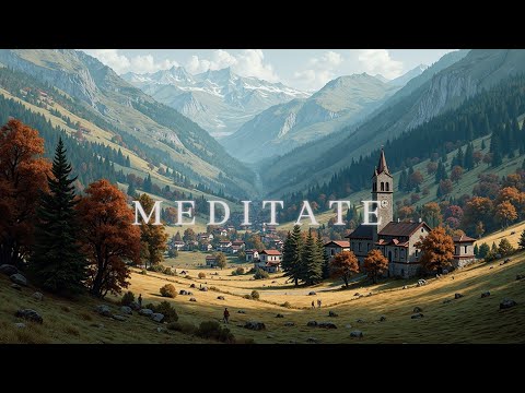 Видео: Безмятежная Альпийская Гитара, Расслабляющие и Осознанные Звуки Медитации для Снятия Стресса 🏞️
