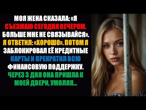 Видео: Моя жена сказала: «Я сегодня вечером съезжаю. Больше не звони». Я ответил: «Хорошо». Затем