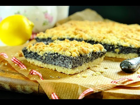 Видео: Песочный пирог с Маком на скорую руку, к чаю для всей семьи.