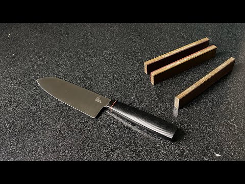 Видео: Заточка Сантоку Owl Knife SA180