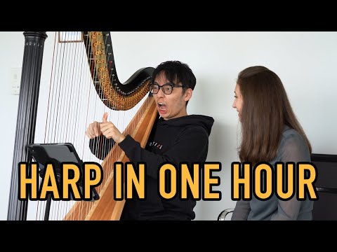 Видео: Мы пытаемся научиться играть на арфе за 1 час