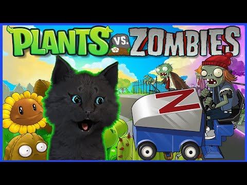 Видео: Супер Кот и Растения против зомби #11 ЗОМБИ НА МАШИНАХ 🐱 Plants vs Zombies
