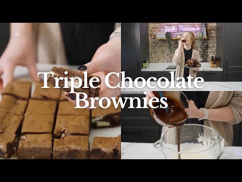 Видео: ЛУЧШИЙ РЕЦЕПТ БРАУНИ С ТРИШОКОЛАДОМ | Jane’s Patisserie