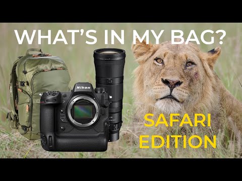 Видео: Что в моей фотосумке? Издание «Африканское сафари»