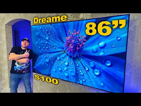 Видео: ПУШКА! ИГРОВОЙ ТЕЛЕВИЗОР DREAME S100 86" Mini-LED 144Hz 11 динамиков!