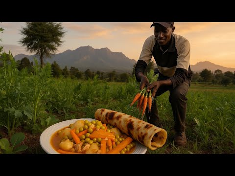 Видео: Вечер африканского мальчика, живущего в Кении | Посмотрите, как выглядит простой и вкусный ужин