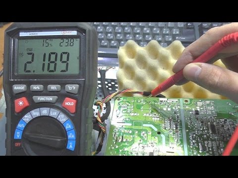 Видео: Не включается / Занижены напряжения БП монитора BenQ G900WA