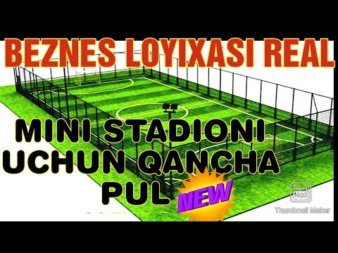 Видео: MINI STADION QURISH NARXI.FOYDALI BEZNIS BOYISHNING YULI .ТЕЗ БОЙ БУЛИШНИ ИСТАГАНЛАР КУРСИН.