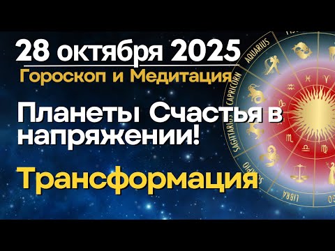 Видео: 28 октября: Трансформация. Планеты Счастья в напряжении!