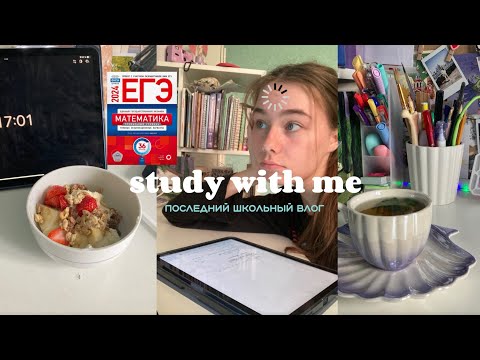 Видео: последний школьный влог| неделя до егэ 📝