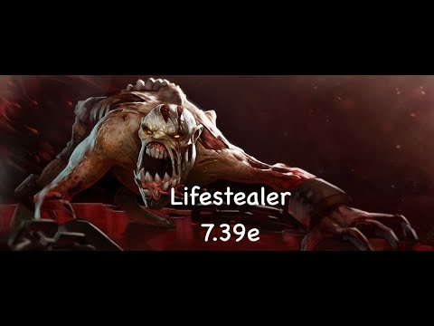 Видео: Lifestealer 7.39e gameplay. Гайд на Гулю от 9к керри