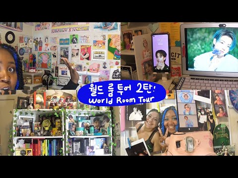 Видео: Как сделать симпатичную к-поп комнату?! Мировой рум-тур №2!