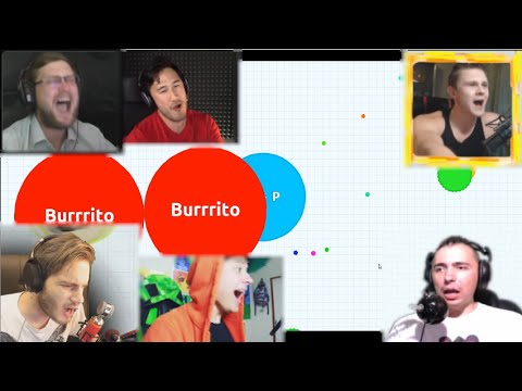 Видео: "Реакции Летсплейщиков" на Поражение из Agar.io
