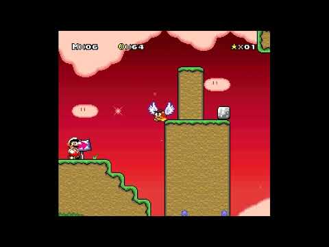 Видео: Mushroom Kingdom - Under Crimson Skies (2015-2017) | Прохождение | SMW Romhack