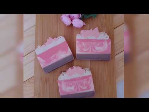 Видео: Мыло с нуля  дизайн торт.