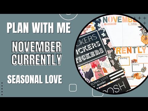 Видео: Планируйте вместе со мной | Страница «Текущая страница» в ноябре | Сезонная любовь