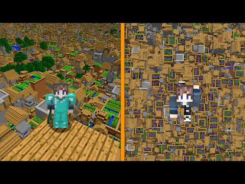 Видео: Майнкрафт но ДЕРЕВНЯ БЕСКОНЕЧНАЯ БЕЗ МОДОВ !