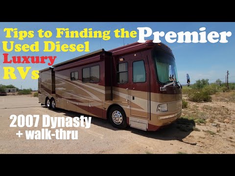 Видео: Как определить лучшие подержанные дизельные автодома класса люкс