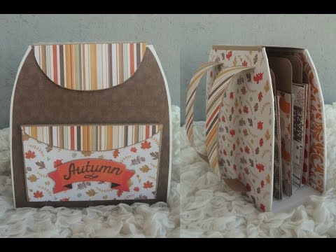 Видео: Альбом - рюкзак - Скрапбукинг мастер-класс / Aida Handmade