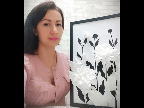 Видео: DIY Эта картина нравится всем. Георгины из фоамирана. Foamiran dahlias