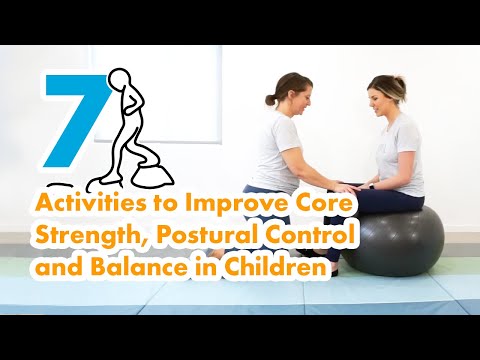 Видео: Как помочь детям с равновесием | 7 упражнений для улучшения осанки и равновесия