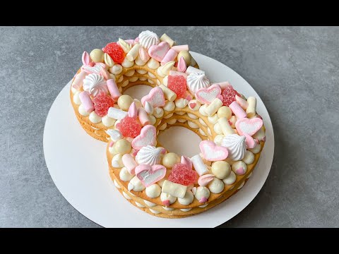 Видео: Торт ЦИФРА 8 на 8 МАРТА Полное Погружение в Мир Сладостей!!! / Cake Number 8