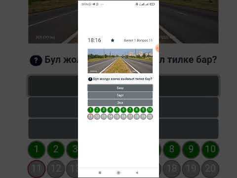 Видео: Жол эрежесин уйронуу 1-сабак
