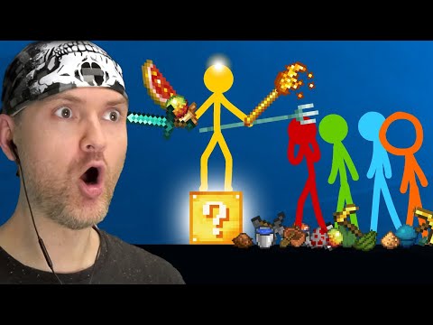 Видео: ЛАКИ БЛОК ► Animation vs. Minecraft (17-19) | ВИКТОР-РЕАКТОР