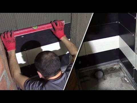 Видео: День3. Кладем плиточку 3-го сорта/ Как отбить 1-й ряд/Косяк