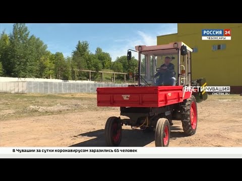 Видео: Чебоксарские инженеры разработали бесшумный и экологичный трактор