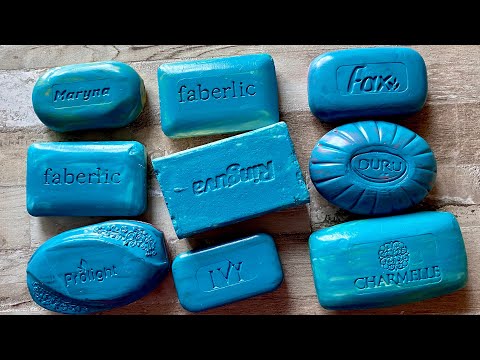 Видео: ASMR SOAP| Cutting colored soaр | Soap Carving| Резка крашенного мыла