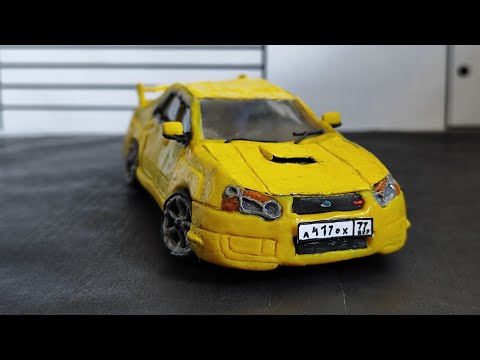 Видео: Слепил Subaru Impreza WRX STI из пластилина