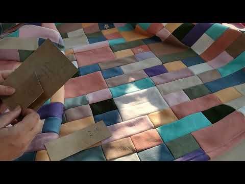 Видео: Красота из лоскутов футера
