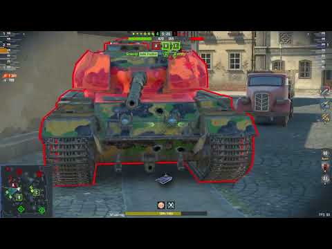 Видео: WoT Blitz. Tiger II. Давимо по центру