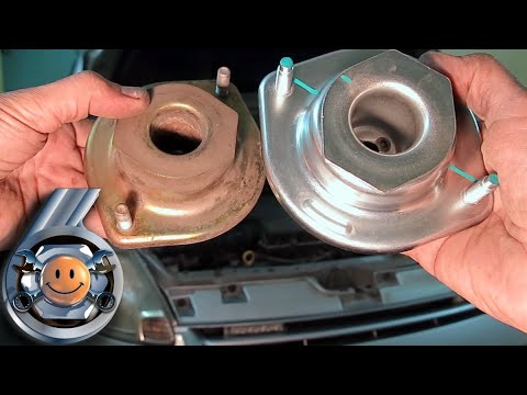 Видео: СТУК В ПЕРЕДНЕЙ ПОДВЕСКЕ. Как проверить ОПОРЫ СТОЕК?  (dzen.ru/garage_6)