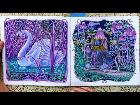 Видео: Найди и раскрась 100 тем: половина пройдена. Все мои раскрашенные работы по 50 темам