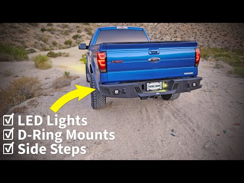 Видео: Модернизация заднего бампера для бездорожья для F150 2009-2014 годов