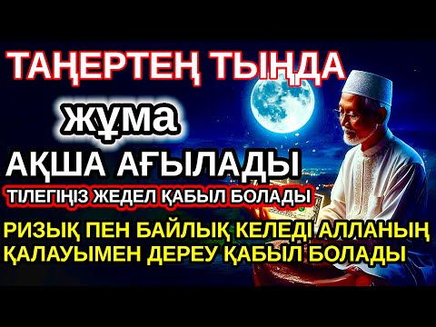Видео: Тыңда Өте күшті дұға жұма, Алла бір күнде ойламаған ақша байлық жібереді, ризығың көбейеді