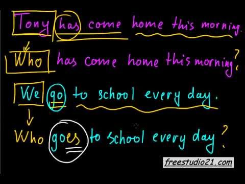 Видео: Виды вопросов - вопрос к подлежащему