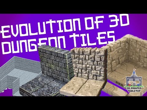Видео: Эволюция 3D-печатных плиток подземелий
