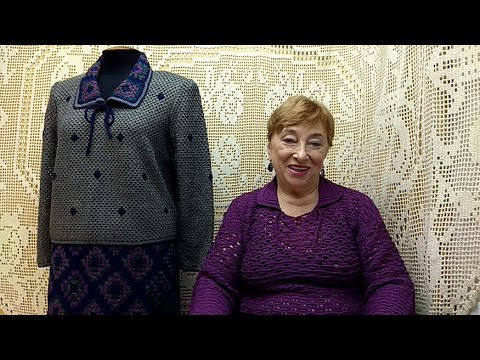 Видео: Костюм "Мери Поппинс". Мастер-класс по вязанию крючком от О. С. Литвиной.