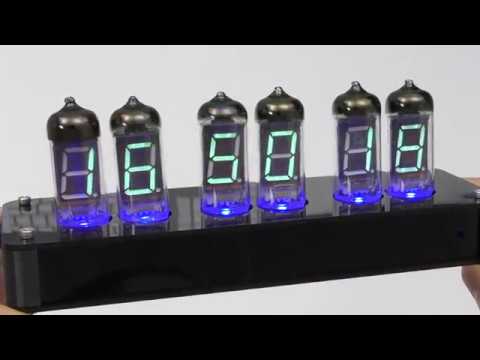 Видео: ⏰ЧАСЫ НА ЛЮМИНЕСЦЕНТНЫХ ИНДИКАТОРАХ ИВ-11