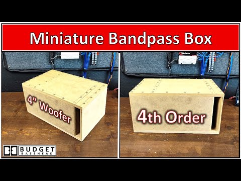 Видео: Я построил миниатюрный полосовой фильтр 4-го порядка для 4-дюймового вуфера — музыкальная демонст...