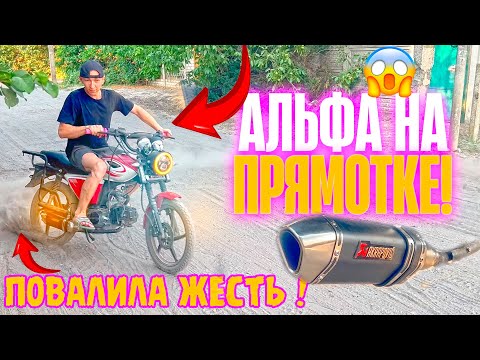 Видео: ТЮНИНГ АЛЬФА 150СС #4- ПОСТАВИЛИ ПРЯМОТОК АКРАПОВИЧ НА АЛЬФУ |РЕАКЦИЯ ПАПЫ #тюнинг #покатушки #альфа