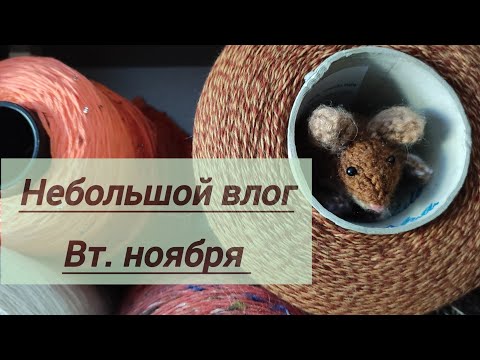 Видео: Вторник. Небольшой влог. Ноябрь. #вязовлог #rukivdelo 